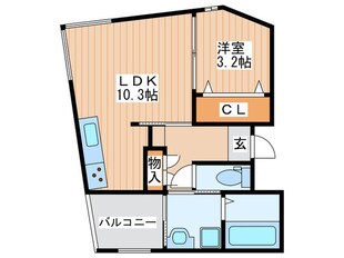 ルミエール星田2番館の物件間取画像